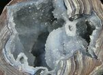 Crystal Filled Dugway Geode (Polished Half) #33141-1